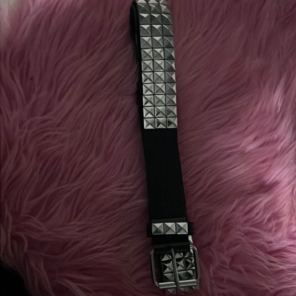 spirit halloween “emo” belt. it’s one size and never been worn